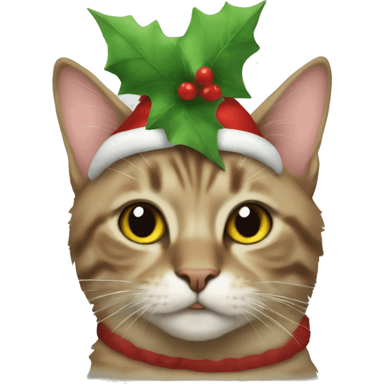 Cat Christmas  emoji