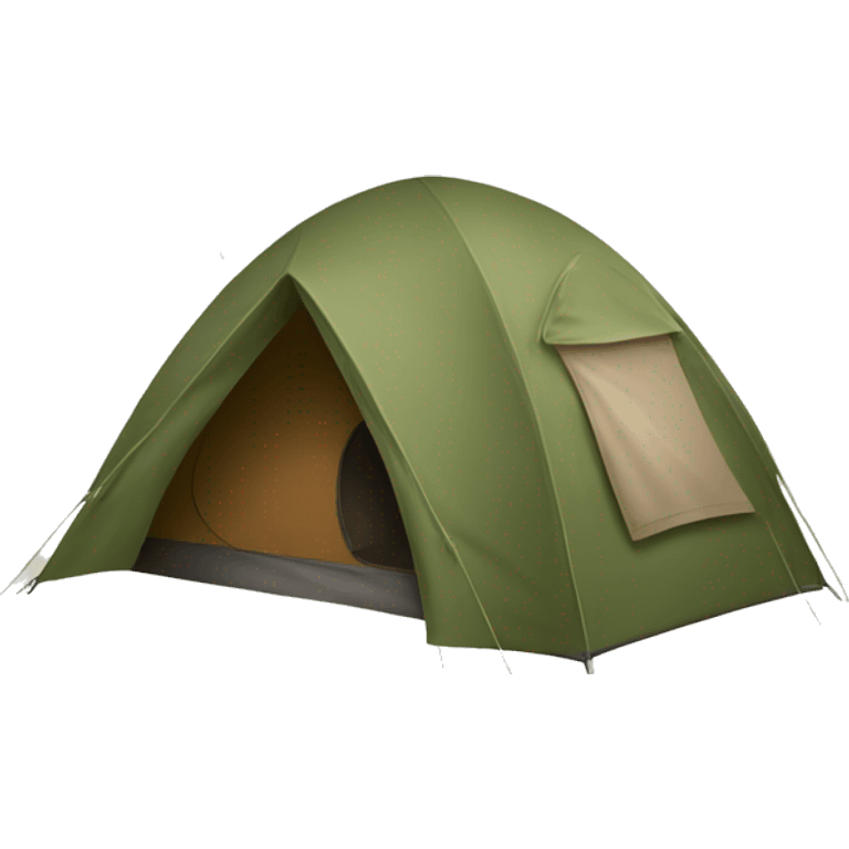 Hiking tent emoji