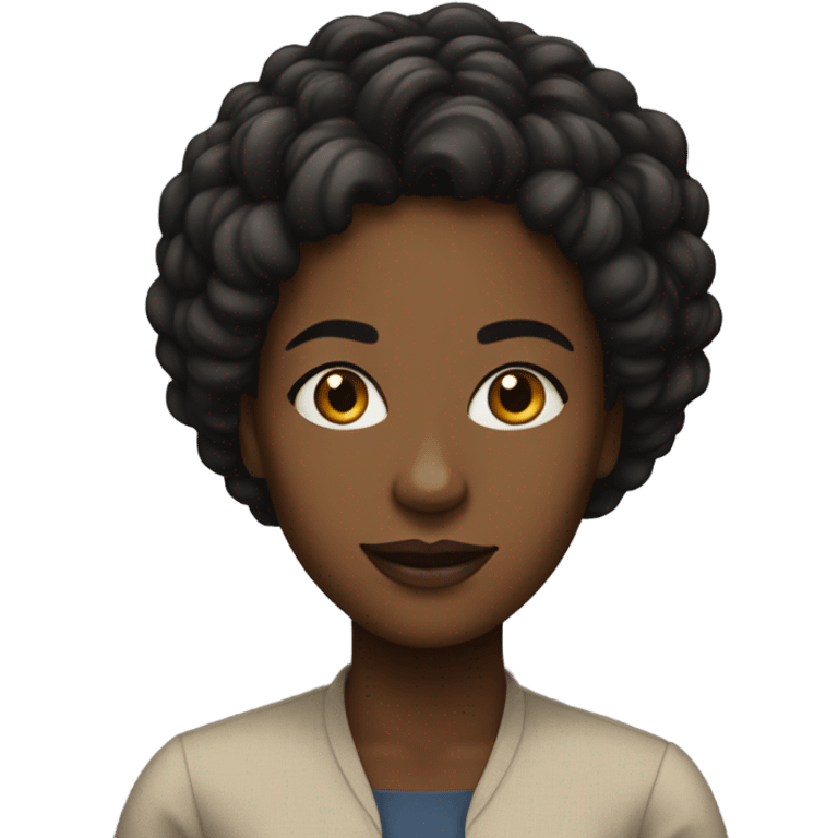 Black woman emoji