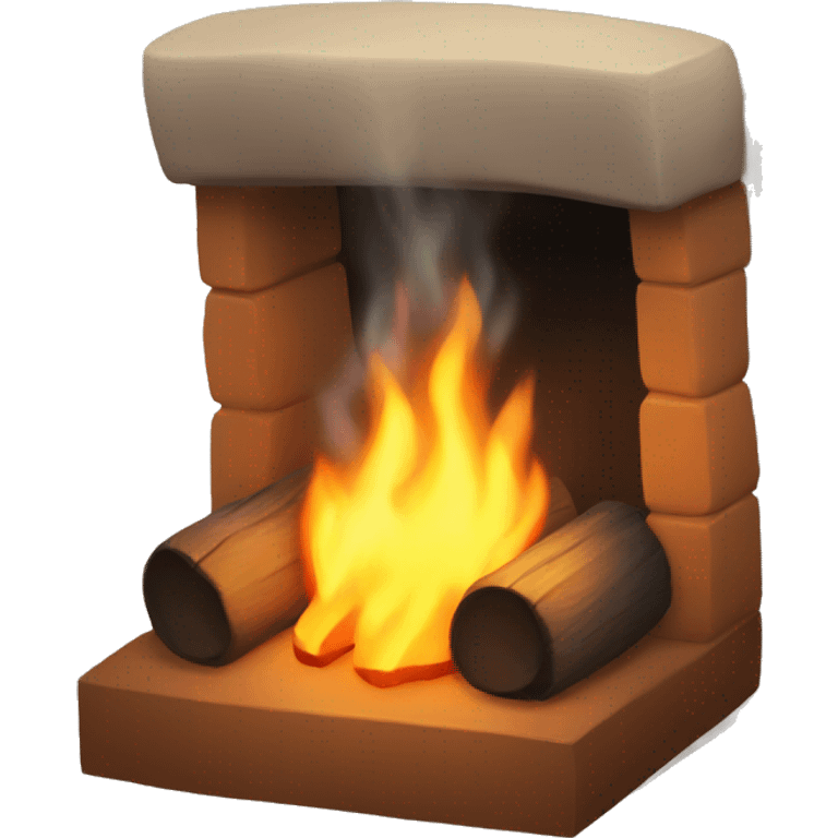 cozy warm fire emoji