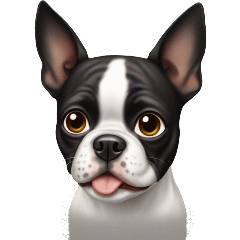 Dog Boston Terrier emoji