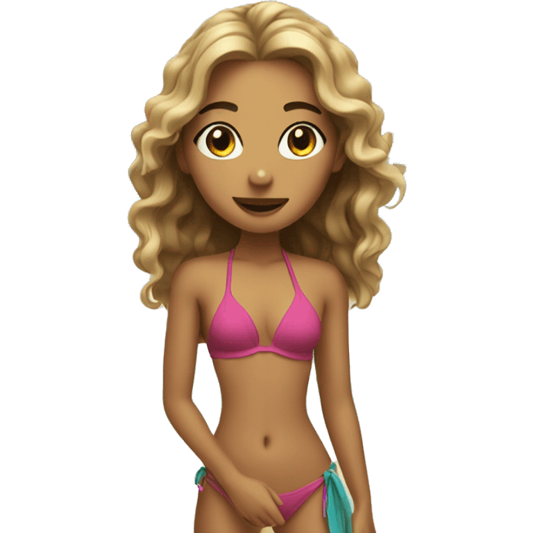 beach girl emoji