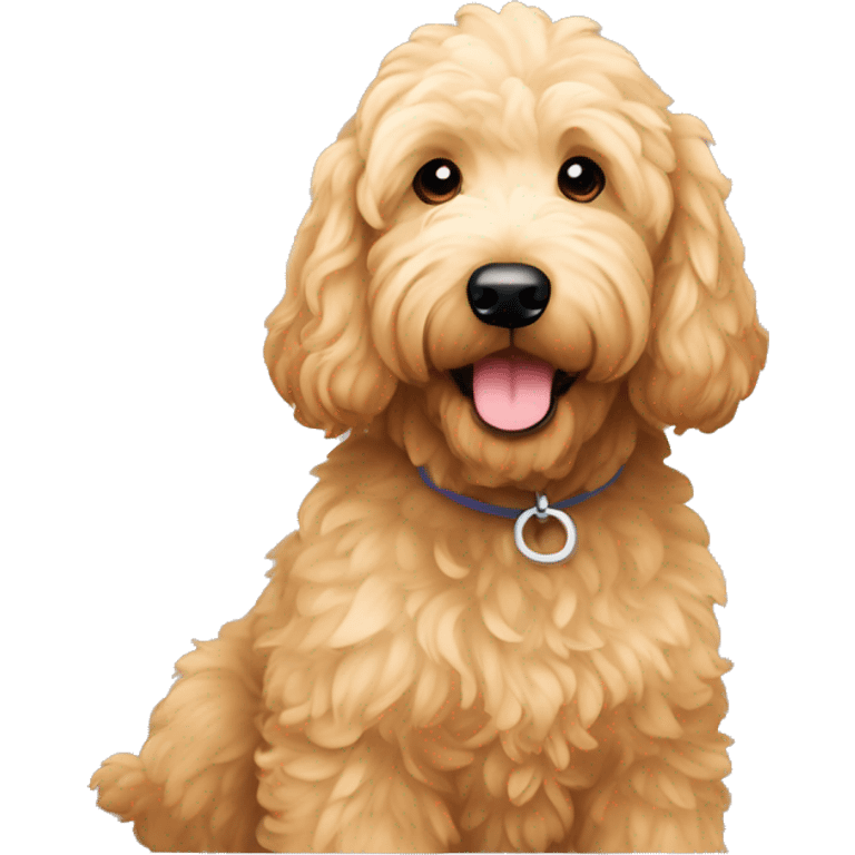 Goldendoodle saying kaitlyn emoji