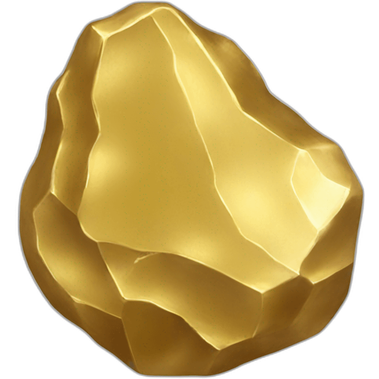 a gold nugget emoji