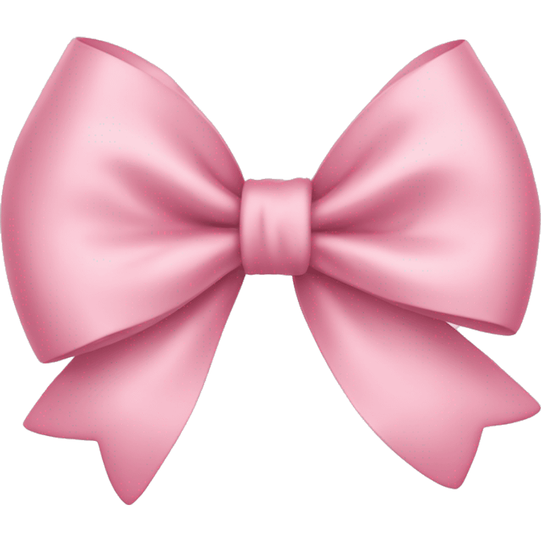 soft pink bow emoji