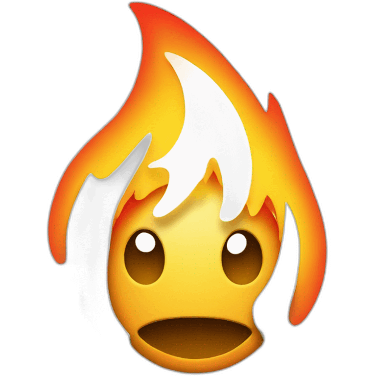 actionscript logo on fire emoji