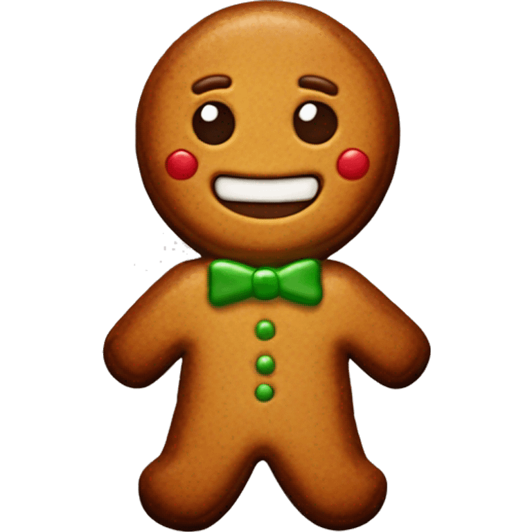 Ginger bread cookie man emoji