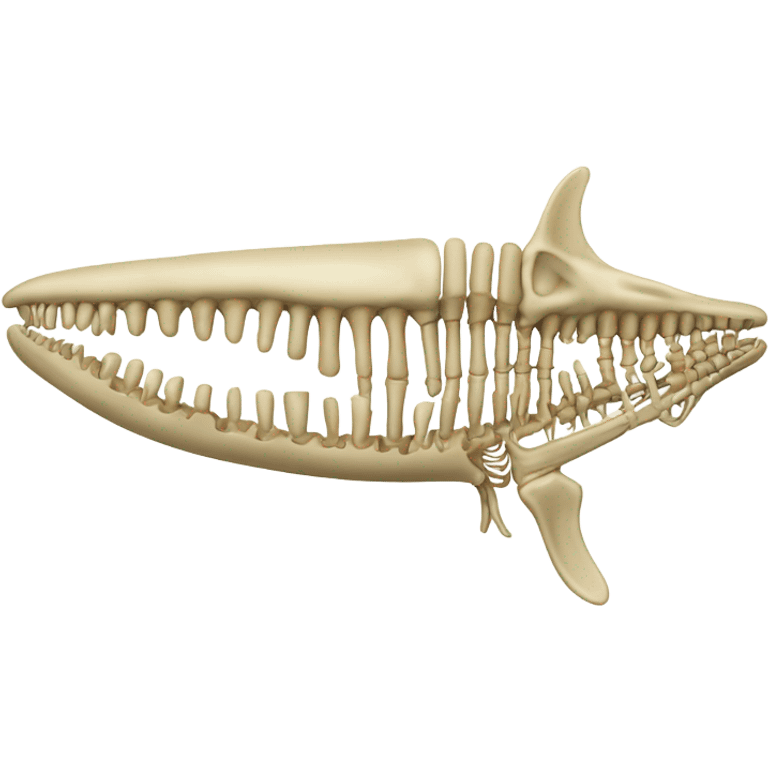 Whale skeleton  emoji