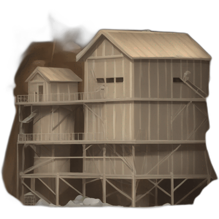 mine shaft/Mining Building / Attack On Titan  emoji