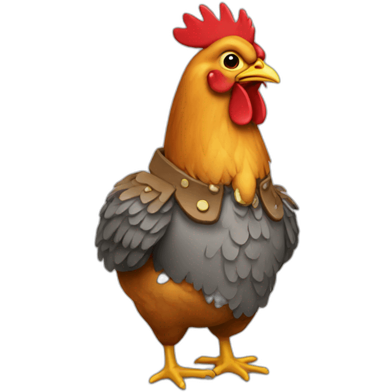 Chicken developer emoji