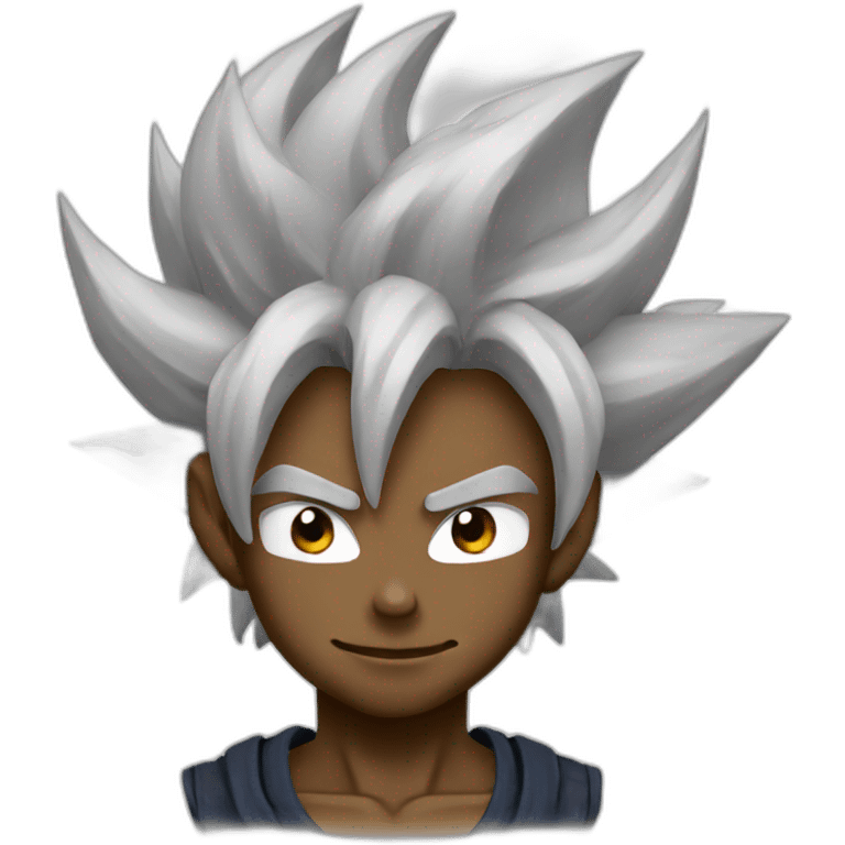 Black goku emoji