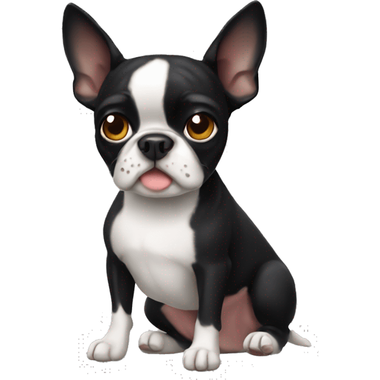 boston terrier  emoji