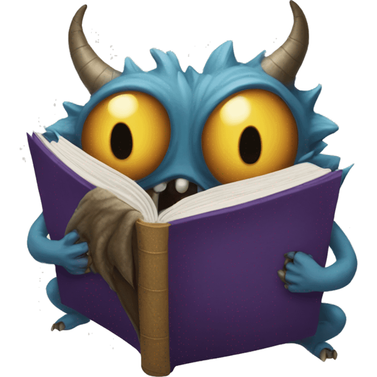 monster book of monsters emoji