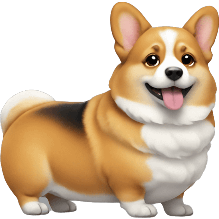 fat corgi emoji