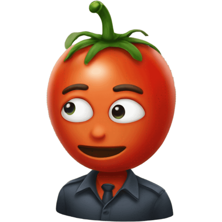 Tomato spy emoji