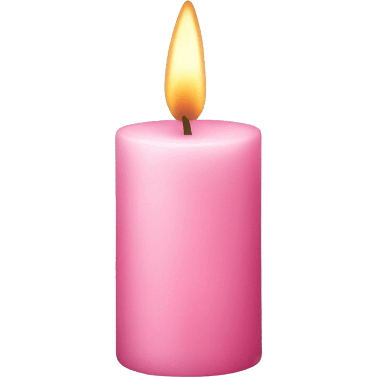 light pink candle emoji