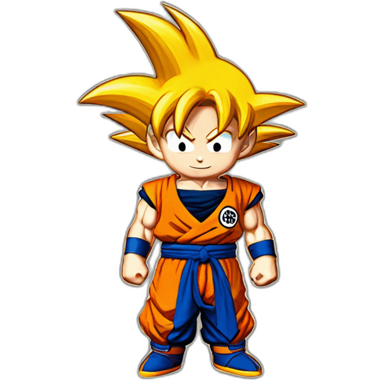 Goku with like  emoji