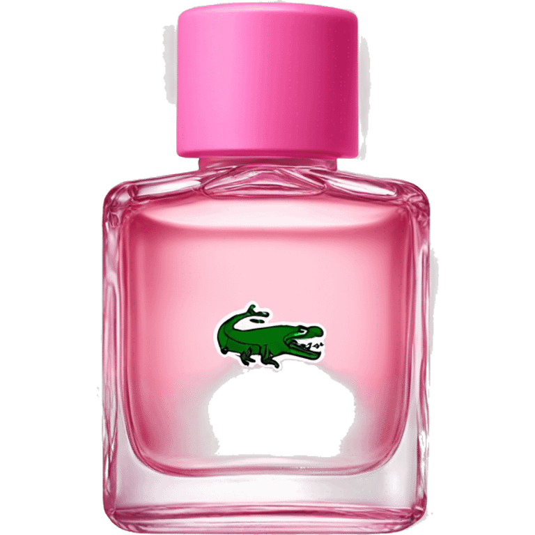 Lacoste pink perfume  emoji