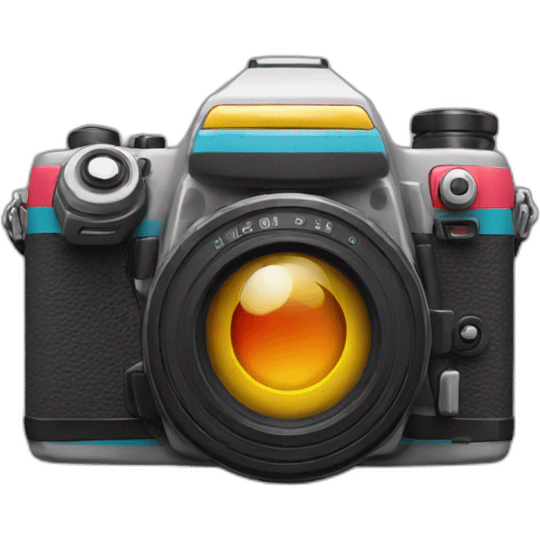 colorful camera emoji