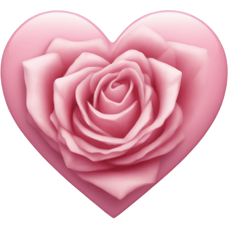 corazón rosa con moño blanco  emoji