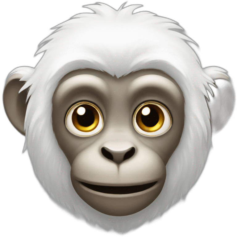 White monkey emoji