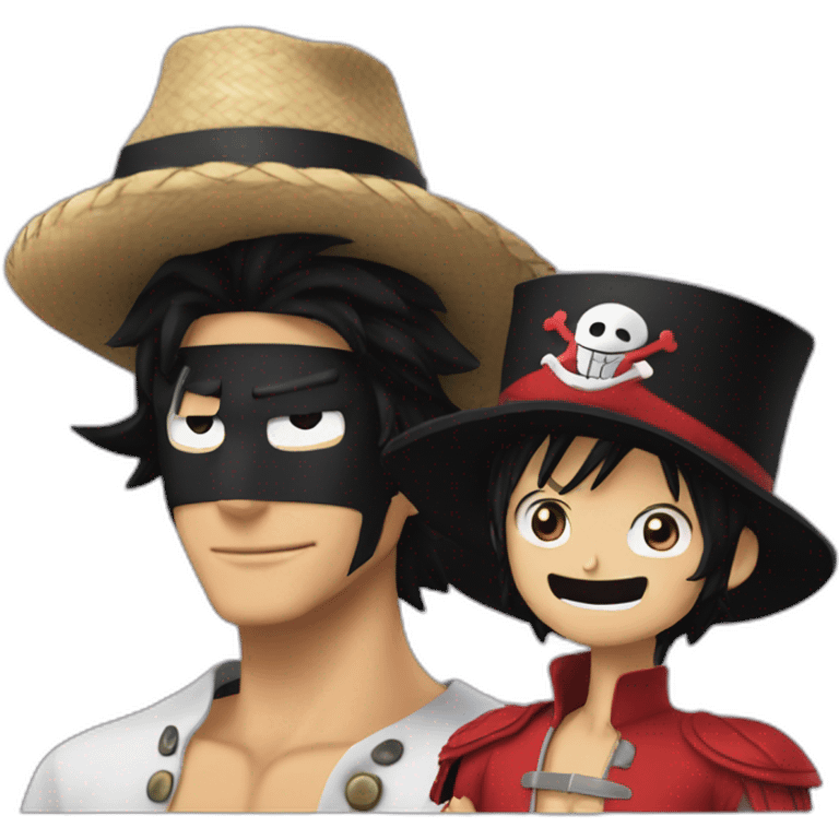 One piece and zorro emoji