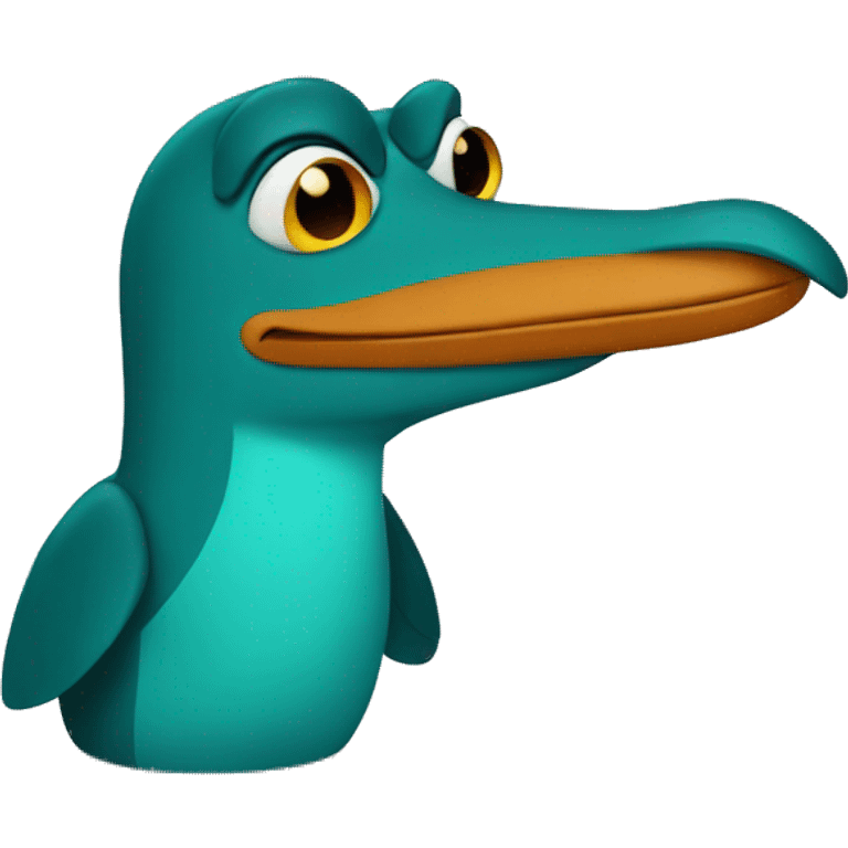 Perry the platypus emoji