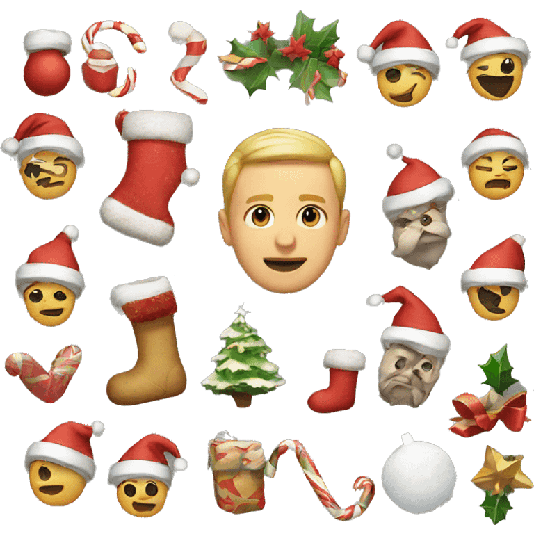 Warm Christmas emoji