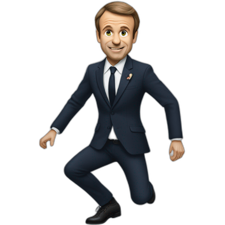 Emanuel macron qui danse emoji