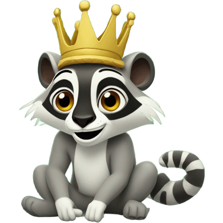 King Julian grassy plant cro emoji