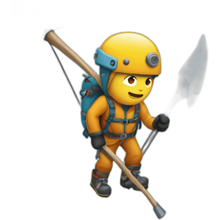 ice axe mountaineering emoji