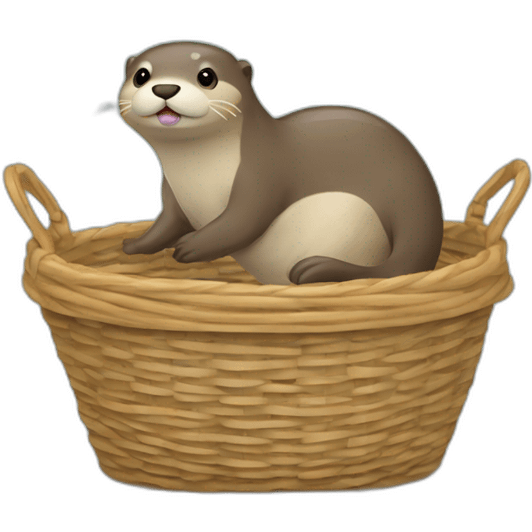 loutre qui fait basket emoji