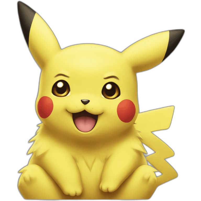 Pikachu super sayen emoji