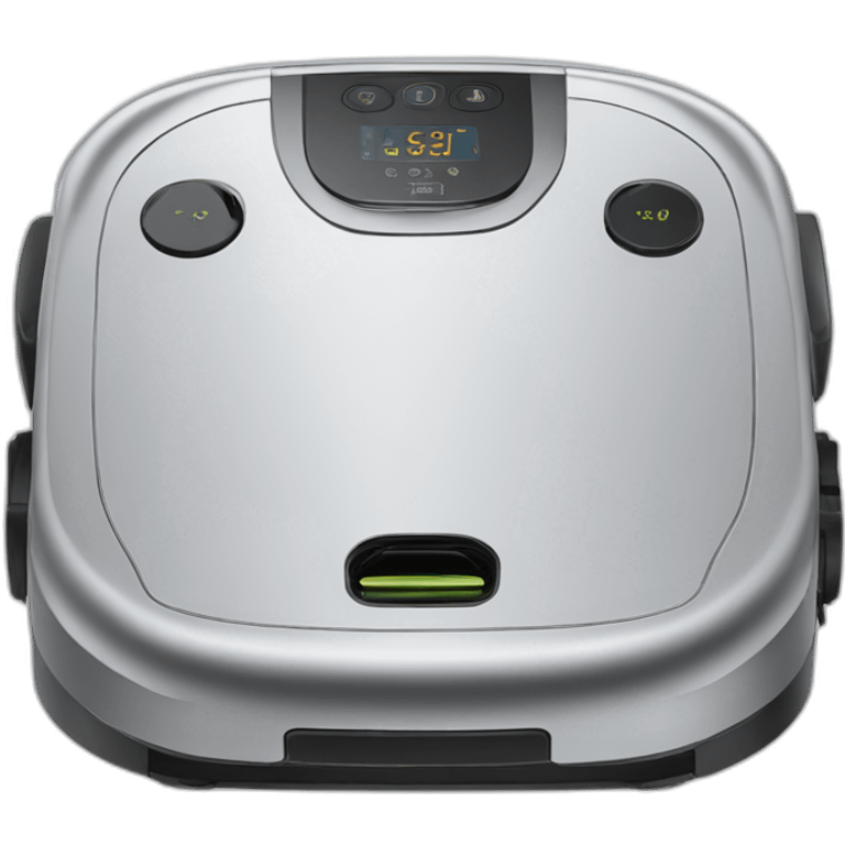 A robot vacuum cleaner emoji