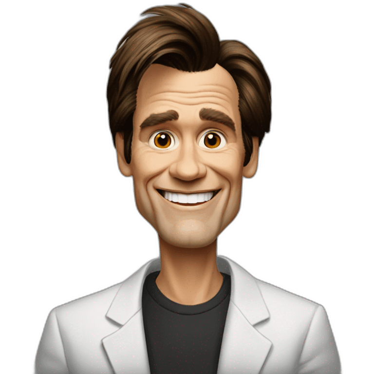 Jim carrey paint emoji