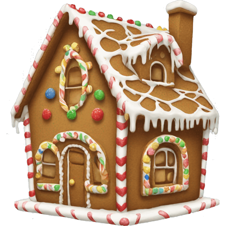 Gingerbread house emoji