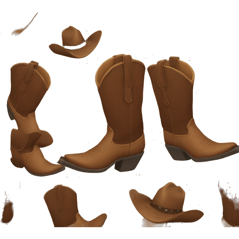 cowboy boots emoji