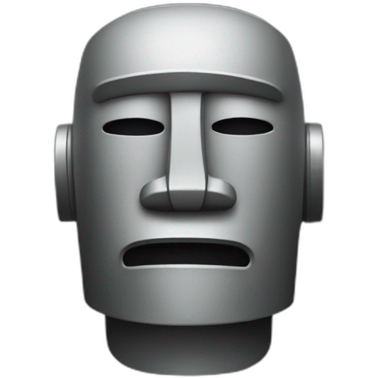 Moai robot Emoji emoji