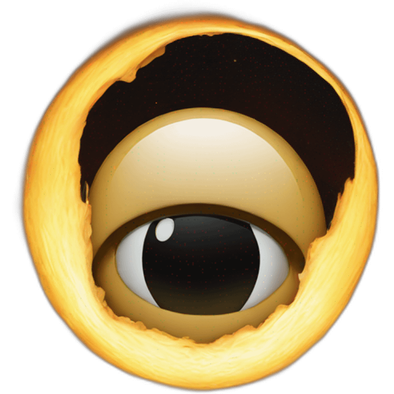 Black hole emoji