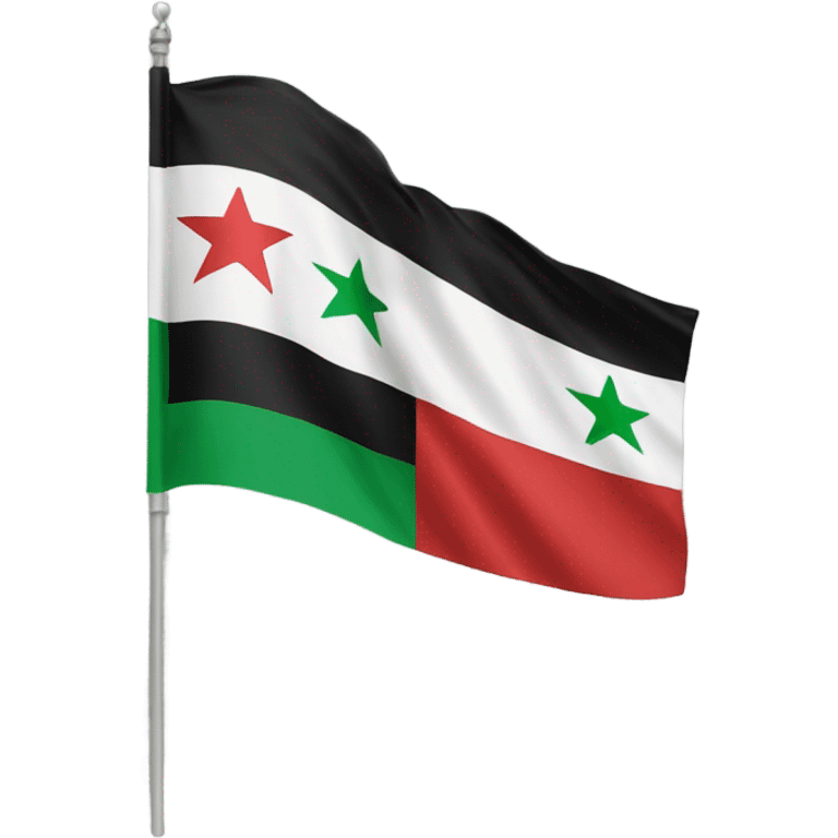 New Syrian flag emoji