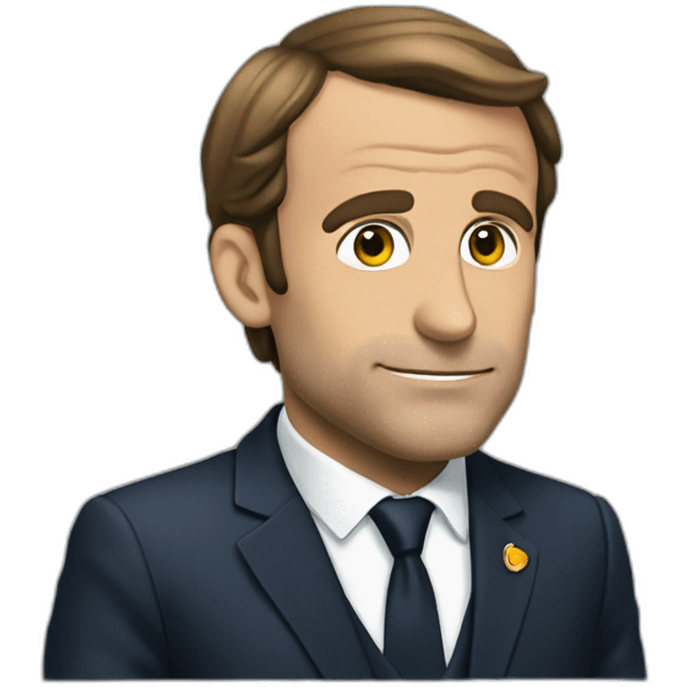 Macron qui fume emoji