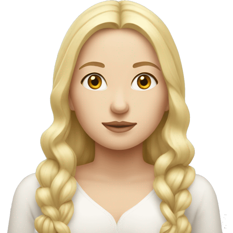 Blonde Slavic women  emoji