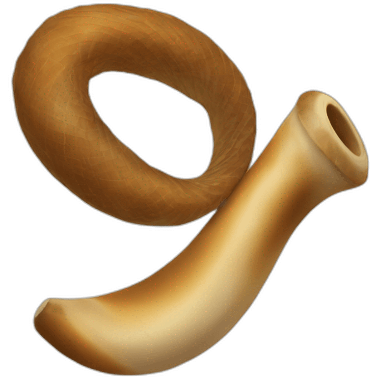 twisty shofar emoji