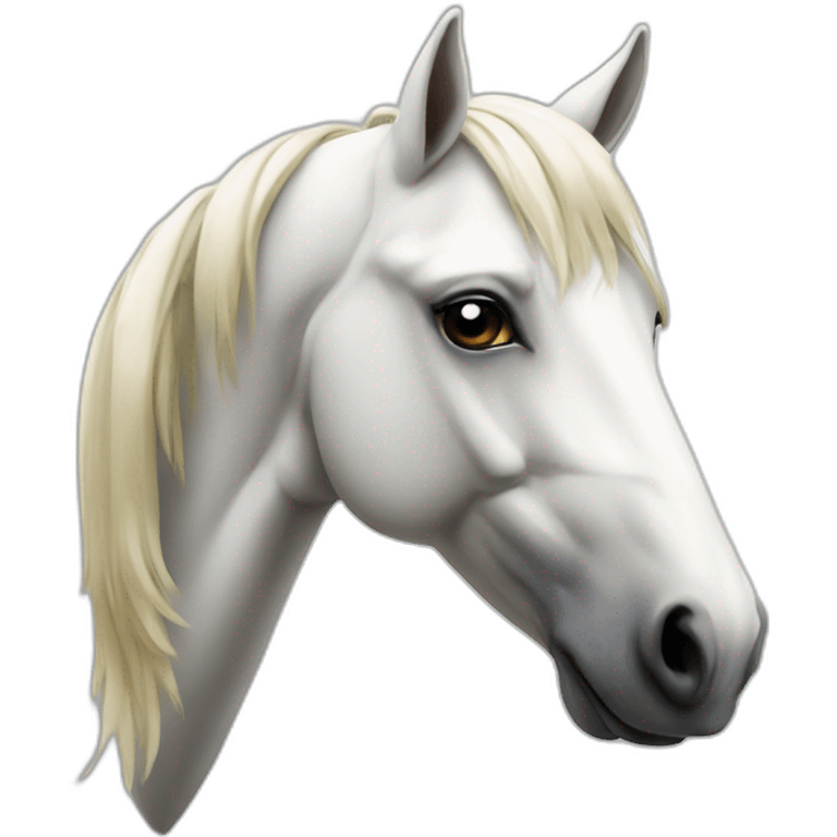 Cheval blanc emoji