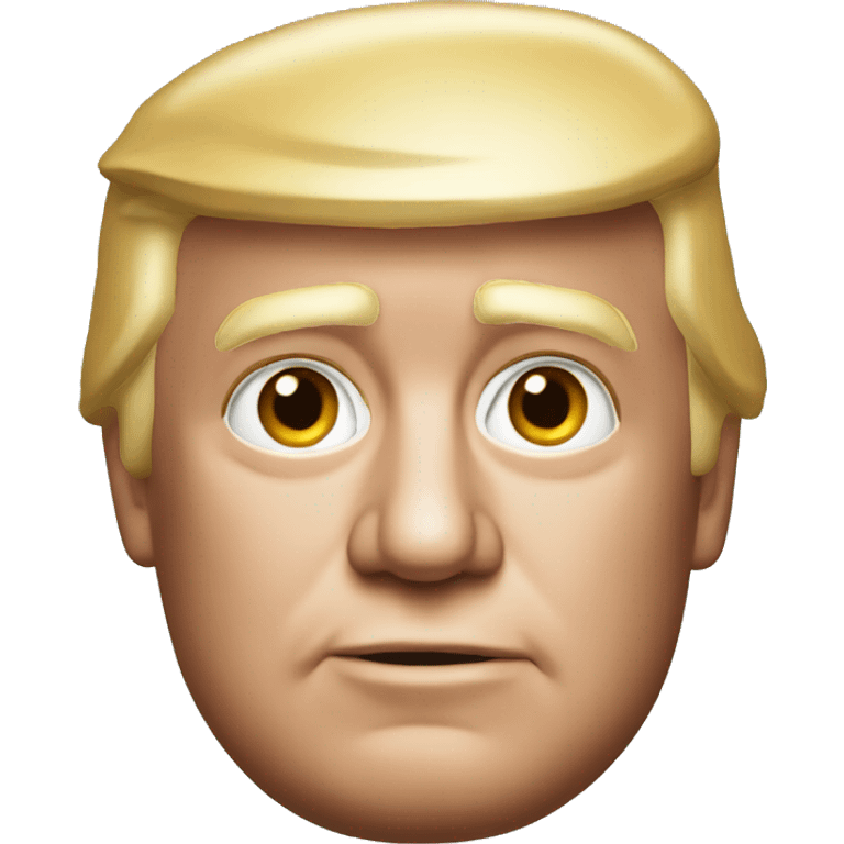 photorealistic Donald trump emoji