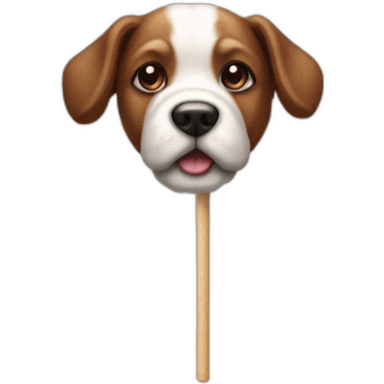 heugedog on stick emoji