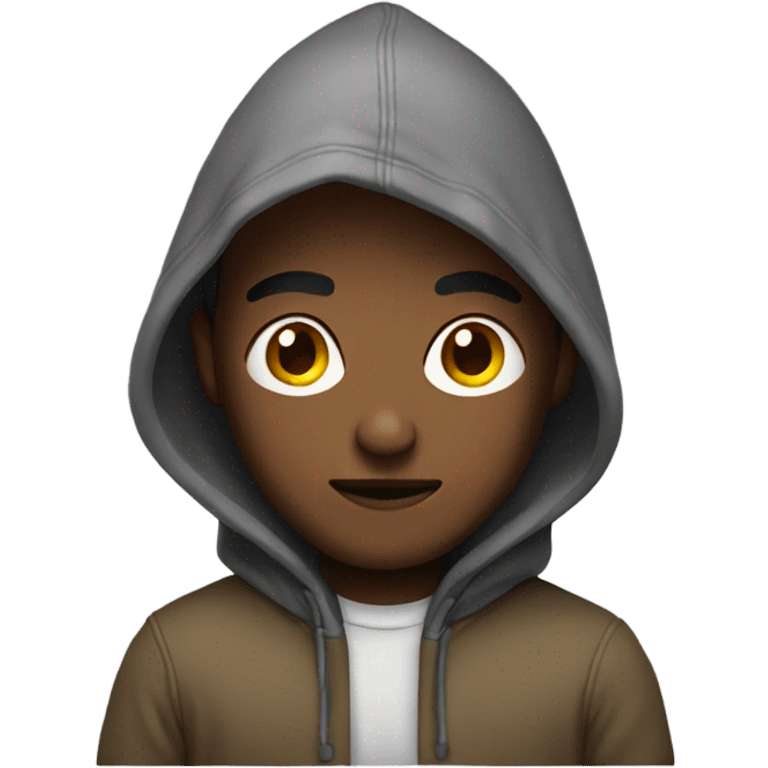 Man in hoodie emoji