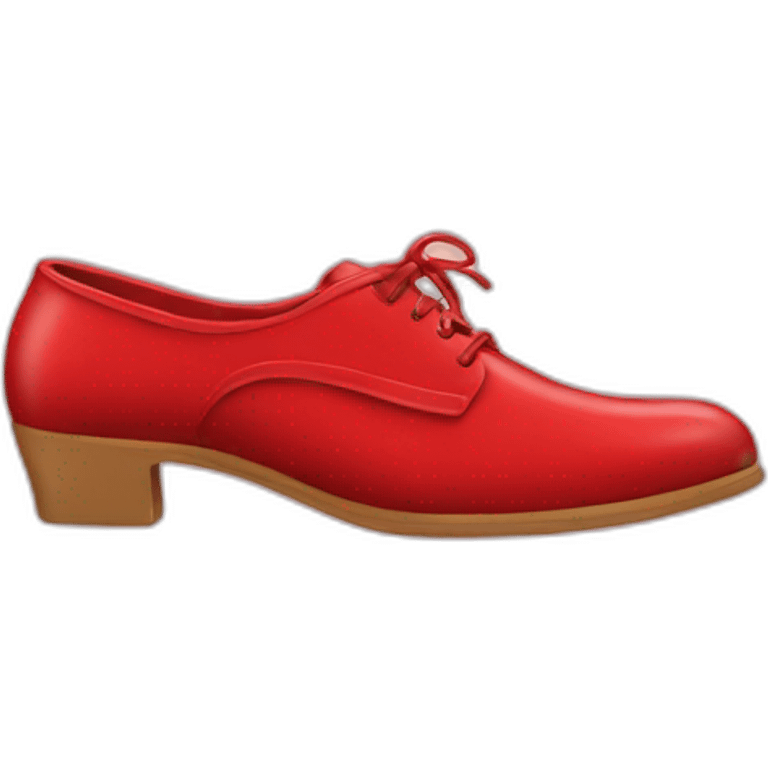 Red shoe emoji