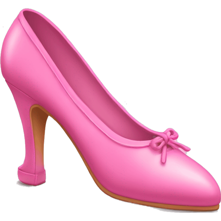 Pink point shoes emoji