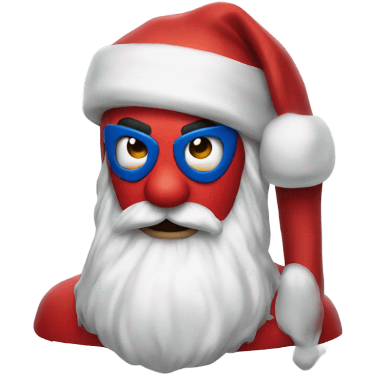 Spider-man santa emoji